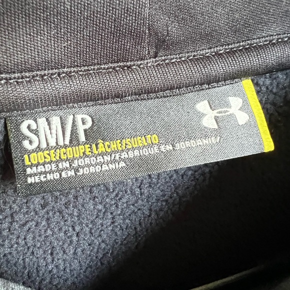 Under Armour Men's Charcoal and Black Hoodie - Picture 2 of 10